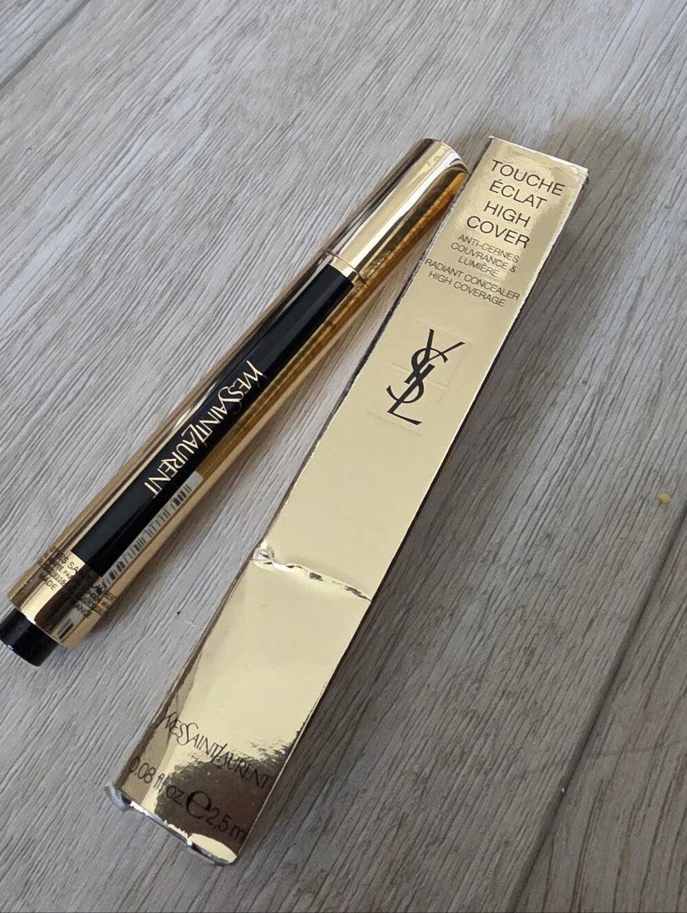 Yves Saint Laurent Ysl Touche Eclat High Cover Radiant Concealer Shade 4 Sand